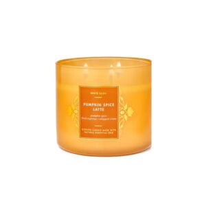 fall candle bath and body works pumpkin spice latte