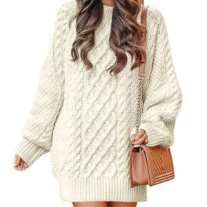 sweater dress cable knit