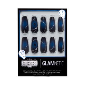 glamnetic beetlejuice nail collection ghost house