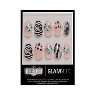 glamnetic beetlejuice nail collection sandworm