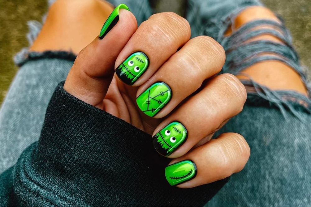 halloween nail design ideas