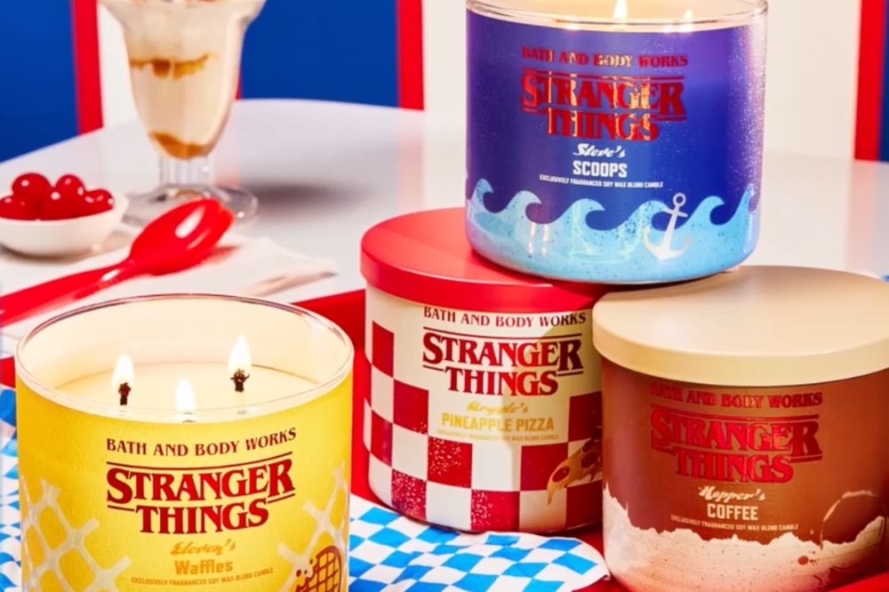 bath and body works stranger things candle collection 2024